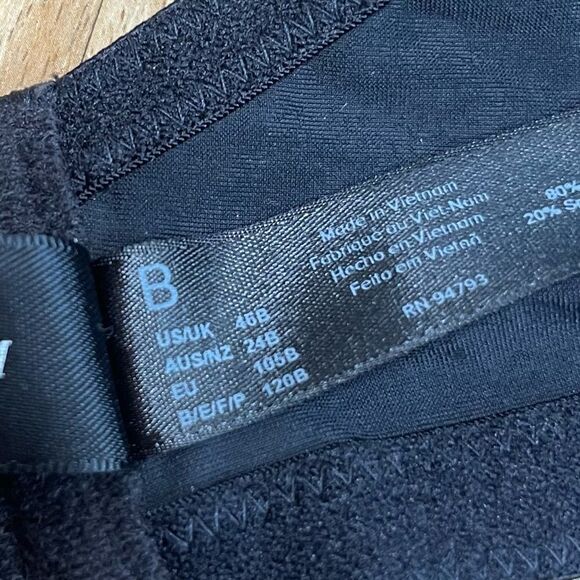 Dominique Intimate Apparel Black Aimee Everyday T-Shirt‎ Underwire 46B - Picture 5 of 6